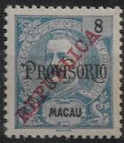 [King Carlos I of Portugal - Issues of 1898 Overprinted "PROVISORIO", tegund AB2]