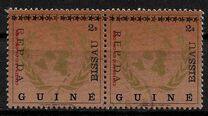 [Portuguese Guinea Postage Stamp Overprinted "REP. DA BISSAU", type B]