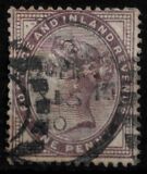 [Reina Victoria. Inscripción "POSTAGE AND INLAND REVENUE", tipo AI1]