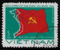 [Flag & Map - The 4th Congress of Vietnam Workers' Party, סוג J2]