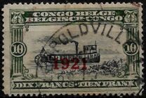 [Definitive Issues of 1910 Overprinted "1921" in Black or Red, Typ AE1]