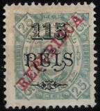 [Issues of 1902 Overprinted "REPUBLICA" Diagonally, type S4]