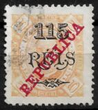 [Issues of 1902 Overprinted "REPUBLICA" Diagonally, type S]