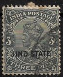 [King George V, 1865-1936 - India Postage Stamps Overprinted "JIND STATE", type H]