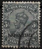 [King George VI, 1895-1952 - India Postage Stamps Overprinted "NABHA STATE", type F]