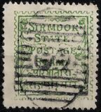 [Inscribed "SIRMOOR STATE POSTAGE STAMP", type A]