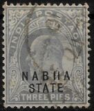 [King Edward VII, 1841-1910 - India Postage Stamps Overprinted "NABHA STATE", type C]