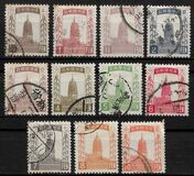 [Pagoda at Liaoyang - Not Watermarked. 5 Chinese Letters at Top, type A]