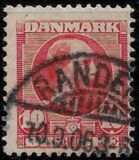 [King Christian IX, 1818-1906 - Vertical and Horizontal Lines in Background in Oval, type N1]