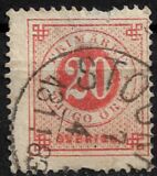 [Numerals in Circle - Different Perforation, τύπος F17]