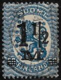 [Standing lion Stamps of 1917 & 1919 Surcharged, type V3]