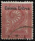 [Italian Postage Stamps Overprinted "Colonia Eritrea", type A1]