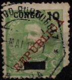 [Angola Postage Stamps Overprinted "CONGO - REPUBLICA", type H3]