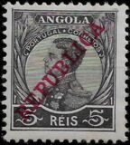 [King Manuel II of Portugal - Not Issued Stamps Overprinted "REPUBLICA", 類型 I1]