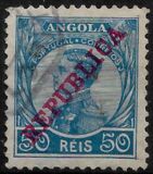 [King Manuel II of Portugal - Not Issued Stamps Overprinted "REPUBLICA", 類型 I5]