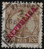 [King Manuel II of Portugal - Not Issued Stamps Overprinted "REPUBLICA", 類型 I7]
