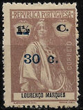 [Lourenco Marques Postage Stamps Surcharged, type AF1]