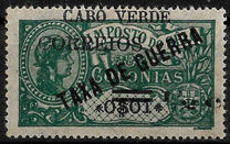 [War Tax Stamps of Portuguese Africa Surcharged, type U1]