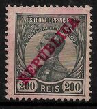 [King Manuel  - Not Issued Stamps Overprinted "REPUBLICA", typ P8]