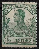 [King Alfonso XIII - Control Number on Back Side, type O2]