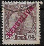 [King Manuel  - Not Issued Stamps Overprinted "REPUBLICA", typ P4]