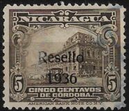 [Issues of 1929 & 1933 Overprinted "Resello - 1936", type CK19]