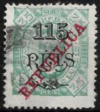 [Issues of 1902 Overprinted "REPUBLICA" Diagonally, type S4]