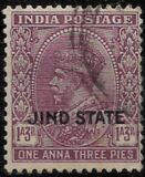 [King George V, 1865-1936 - India Postage Stamps Overprinted "JIND STATE", type H4]