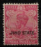 [King George V, 1865-1936 - India Postage Stamps Overprinted "JIND STATE", type H21]