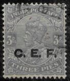 [King George V - India Postage Stamps of 1911 Overprinted "C. E. F.", type E]