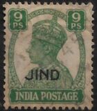 [King George VI, 1895-1952 - India Postage Stamps Overprinted "JIND", type K2]