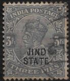 [King George V, 1865-1936 - India Postage Stamps Overprinted "JIND STATE", type H]