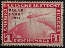 [Graf Zeppelin's North Pole Flying - Overprinted "POLAR - FAHRT - 1931", tegund DN]