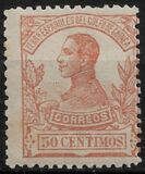 [King Alfonso XIII - Blue Control Number on Back Side, Tüüp L9]