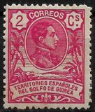 [King Alfonso XIII - Blue Control Number on Back Side, type I1]