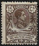 [King Alfonso XIII - Blue Control Number on Back Side, type I4]