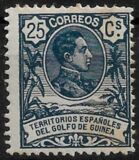 [King Alfonso XIII - Blue Control Number on Back Side, type I6]