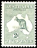 [Definitive Issues - Kangaroo and Map, Different Watermark, tip A15]