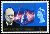 [The 1st Anniversary of the Death of Winston Churchill, 1874-1965, тып R]
