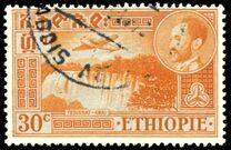 [Airmail - Views with Medallion Portrait of Haile Selassie Inset, type IO]