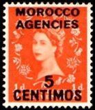 [Great Britain Postage Stamps Overprinted and Surcharged, type V]