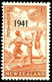 [Health Stamps of 1940 Overprinted "1941", タイプ DI1]