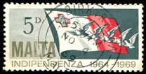 [5º Aniversario de la independencia., tipo GP]
