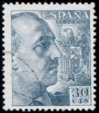 [General Franco - Without Imprint below Value, Tipe LI17]