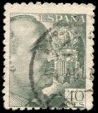 [General Franco - Without Imprint below Value, Tipe LI18]