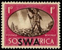[South Africa Postage Stamps Overprinted "SWA", type BC]