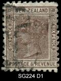 [Queen Victoria - Inscription "NEW ZEALAND - POSTAGE & REVENUE", type O2]
