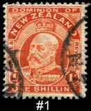 [King Edward VII - Inscription "DOMINION OF NEW ZEALAND", type AU17]