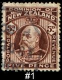 [King Edward VII - Inscription "DOMINION OF NEW ZEALAND", type AU7]