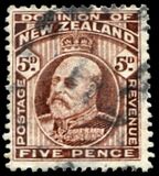 [King Edward VII - Inscription "DOMINION OF NEW ZEALAND", type AU7]